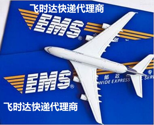 EMS飞时达快递代理商EMS商标和小飞机