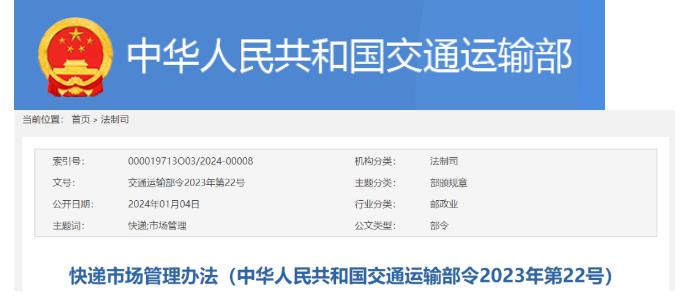 快递市场管理办法