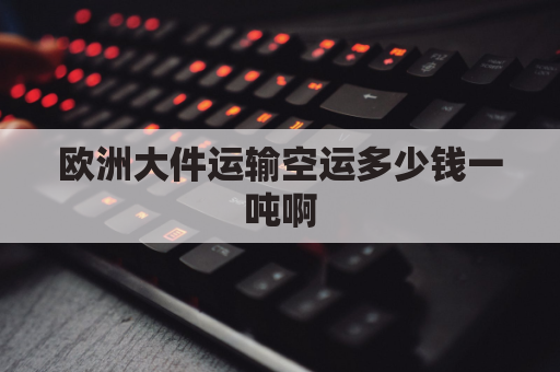 欧洲大件运输空运多少钱一吨啊(欧洲空运费用)